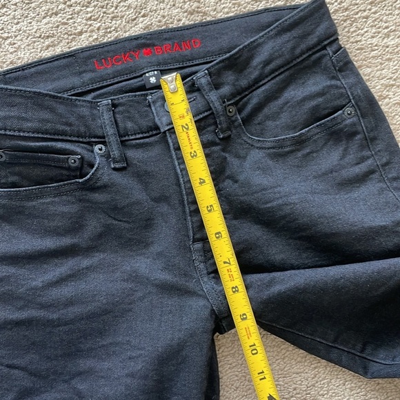 Lucky Brand Ava Mid Rise Skinny Jean Women’s 4/27 R Black Denim Closet Staple - Picture 7 of 11